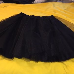 Black Tulle Skirt